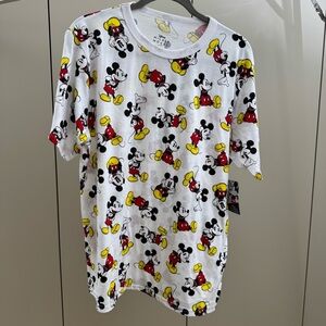 Disney Mickey Mouse Tee - White, Black, Red, Yellow